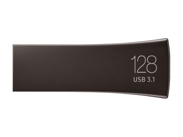 SAMSUNG 128GB BAR Plus (Metal) USB 3.1 Flash Drive, Speed Up to 400MB/s (MUF-128BE4/AM)