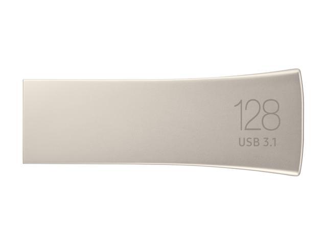 SAMSUNG 128GB BAR Plus (Metal) USB 3.1 Flash Drive, Speed Up to 400MB/s (MUF-128BE3/AM)
