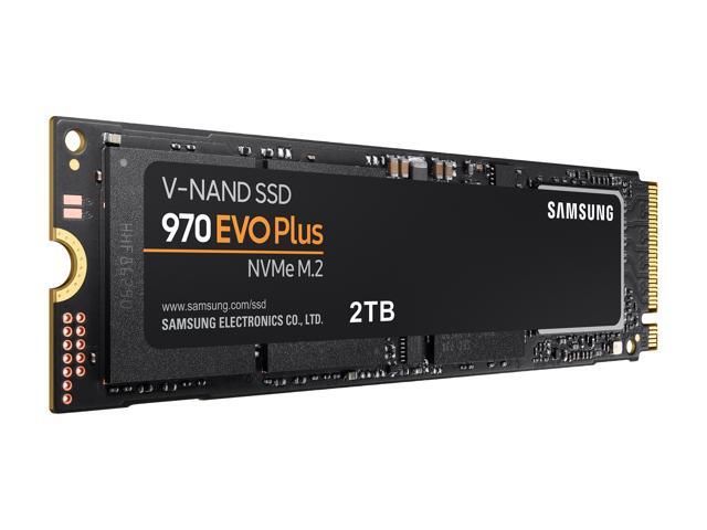 SAMSUNG 970 EVO Plus SSD 2TB - M.2 NVMe Interface Internal Solid State Drive with V-NAND Technology (MZ-V7S2T0B/AM)