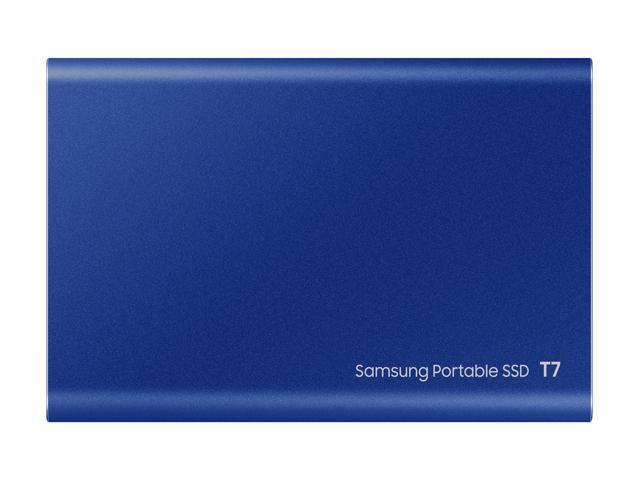 SAMSUNG T7 Portable SSD 1TB - Up to 1050 MB/s - USB 3.2 Gen 2 External Solid State Drive, Blue (MU-PC1T0H/AM)