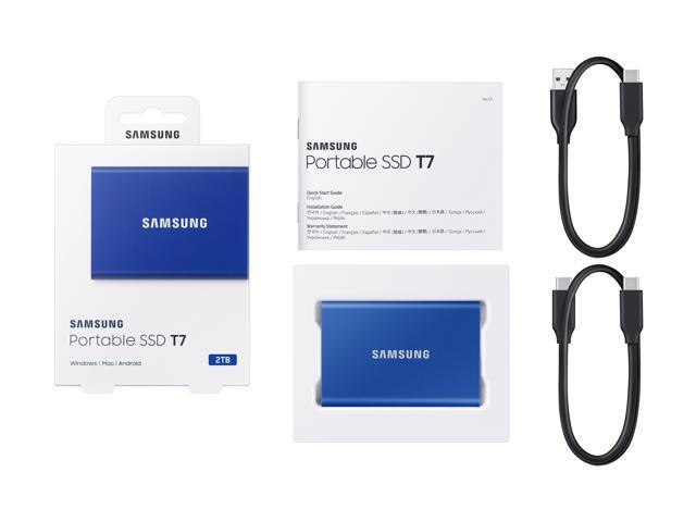 Samsung - T7 2TB External USB 3.2 Gen 2 Portable SSD with Hardware Encryption - Indigo Blue - image 6