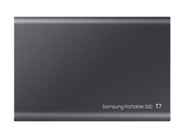 Samsung - T7 1TB External USB 3.2 Gen 2 Portable SSD with Hardware Encryption - Titan Gray - image 5
