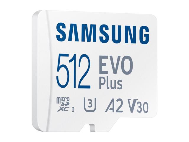 SAMSUNG EVO Plus 512GB microSDXC Flash Card w/ Adapter Model MB-MC512KA/AM
