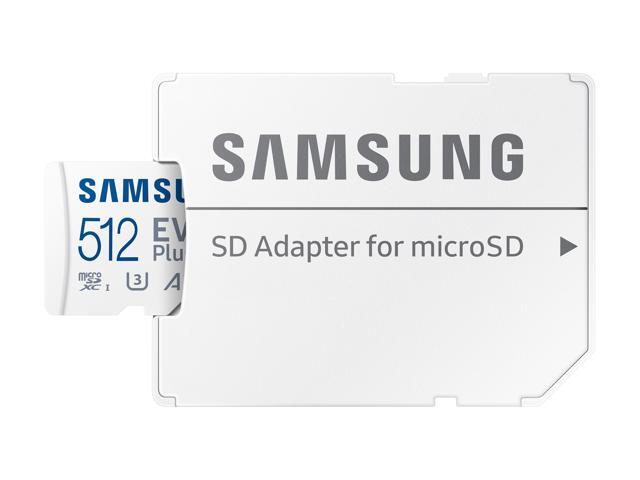 SAMSUNG EVO Plus 512GB microSDXC Flash Card w/ Adapter Model MB-MC512KA/AM
