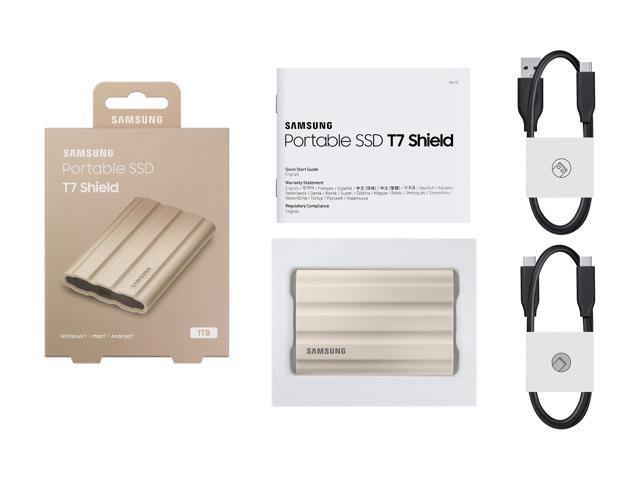 Samsung - T7 Shield 1TB External USB 3.2 Gen 2 Rugged SSD IP65 Water Resistant - Beige - image 7