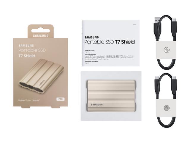 Samsung - T7 Shield 2TB External USB 3.2 Gen 2 Rugged SSD IP65 Water Resistant - Beige - image 6