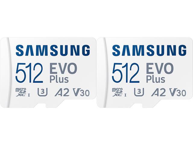 SAMSUNG EVO Plus 512GB microSDXC Flash Card w/ Adapter Model MB-MC512KA/AM