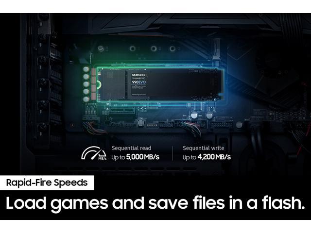 Samsung - 990 EVO SSD 2TB Internal SSD PCIe Gen 4x4 | Gen 5x2 M.2 2280, Speeds Up to 5,000MB/s - image 5