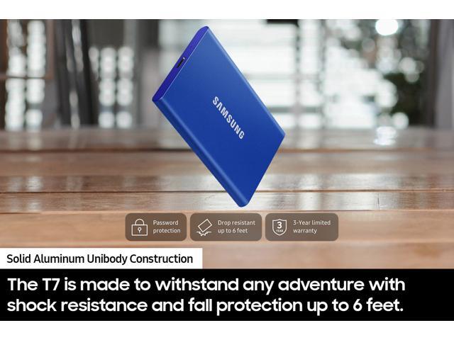 Samsung - T7 4TB External USB 3.2 Gen 2 Portable SSD with Hardware Encryption - Titan Gray - image 5