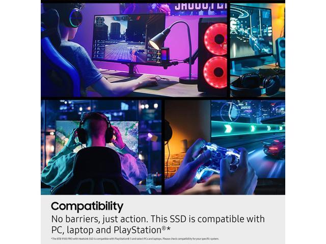 Samsung - – 9100 PRO 2TB with Heatsink Internal SSD PCIe Gen 5x4 NVMe, Speeds Up to 14700 MB/s - image 8