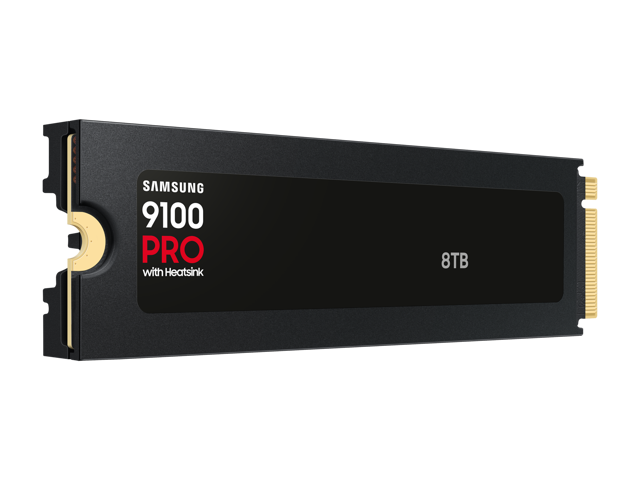 Samsung - SSD 9100 PRO with Heatsink 8TB Internal SSD, PCIe 5.0x4 M.2 - image 3
