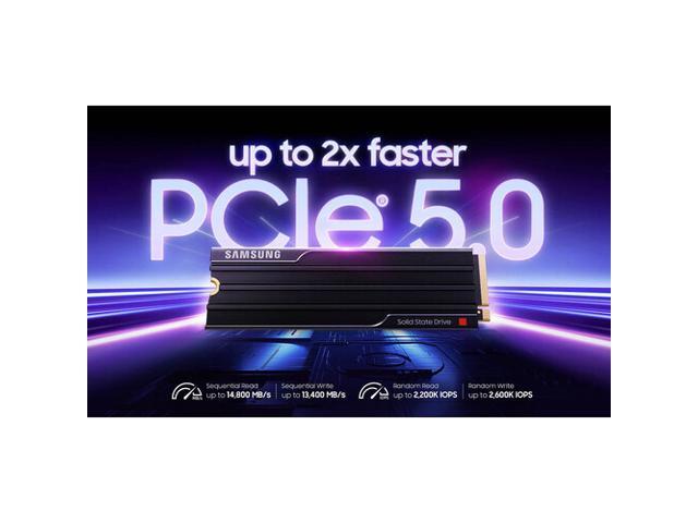 Samsung - SSD 9100 PRO with Heatsink 8TB Internal SSD, PCIe 5.0x4 M.2 - image 11