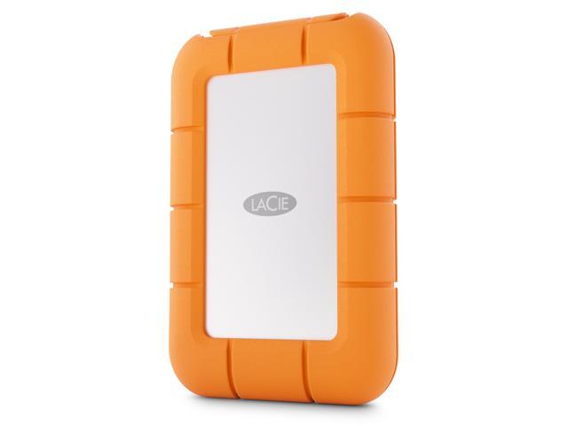 LaCie - Rugged Mini SSD 1TB Solid State Drive - USB 3.2 Gen 2x2, speeds up to 2000MB/s (STMF1000400) - Silver and Orange - image 5
