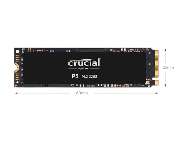Crucial P5 2TB 3D NAND NVMe Internal SSD, up to 3400 MB/s - CT2000P5SSD8