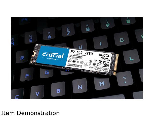 Crucial P2 1TB 3D NAND NVMe PCIe M.2 SSD Up to 2400 MB/s - CT1000P2SSD8