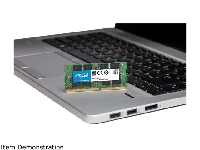 Crucial 16GB (2 x 8GB) 260-Pin DDR4 SO-DIMM DDR4 3200 (PC4 25600) Laptop Memory Model CT2K8G4SFRA32A