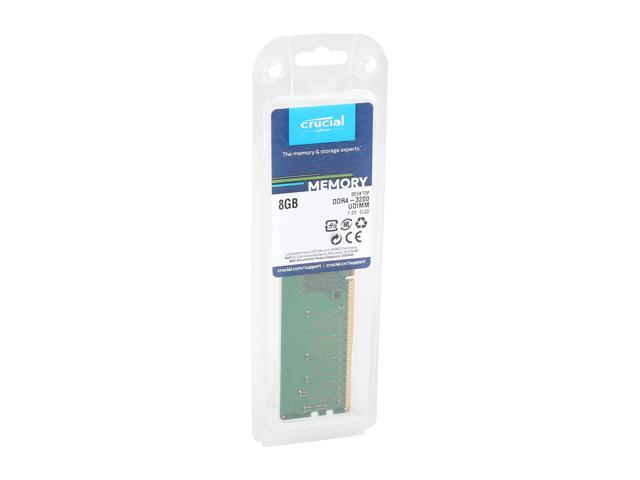 Crucial 8GB 288-Pin PC RAM DDR4 3200 (PC4 25600) Desktop Memory Model CT8G4DFRA32A