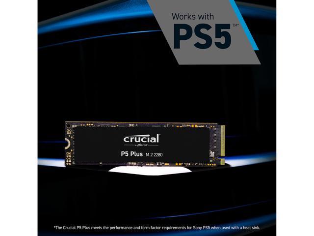 Crucial P5 Plus M.2 2280 500GB PCI-Express 4.0 NVMe 3D NAND Internal Solid State Drive (SSD) CT500P5PSSD8