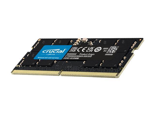 Crucial - 16GB DDR5 5600MHz C46 SODIMM Laptop Memory - Black - image 4