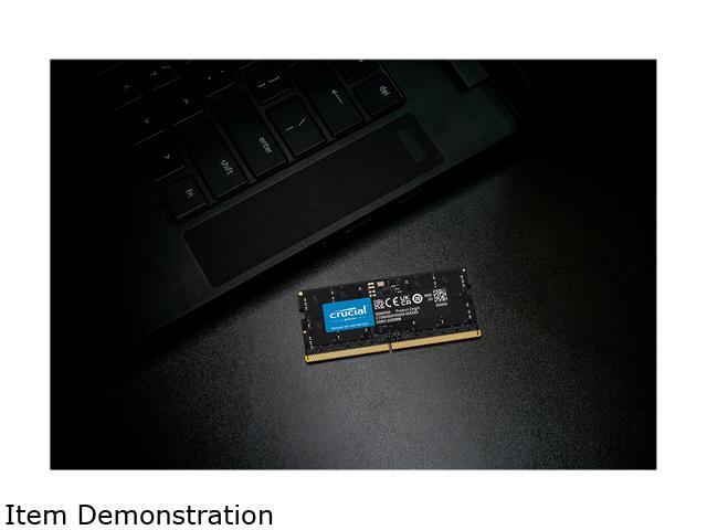 Crucial - 16GB DDR5 5600MHz C46 SODIMM Laptop Memory - Black - image 8