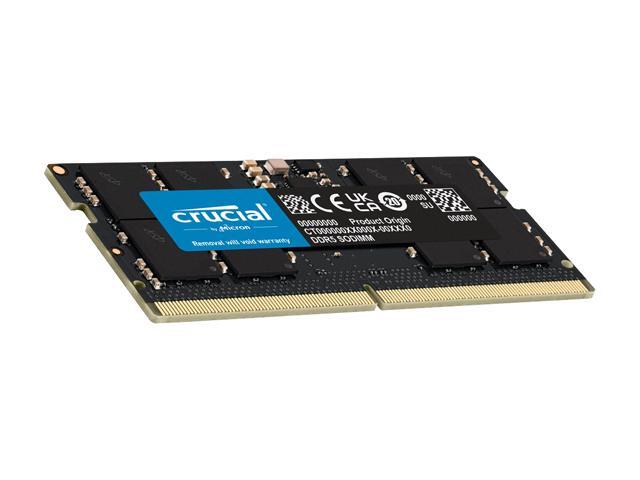 Crucial - 32GB Kit (2x16GB) DDR5 5600MHz C46 SODIMM Laptop Memory - Black - image 3
