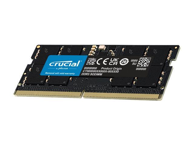 Crucial - 32GB Kit (2x16GB) DDR5 5600MHz C46 SODIMM Laptop Memory - Black - image 5