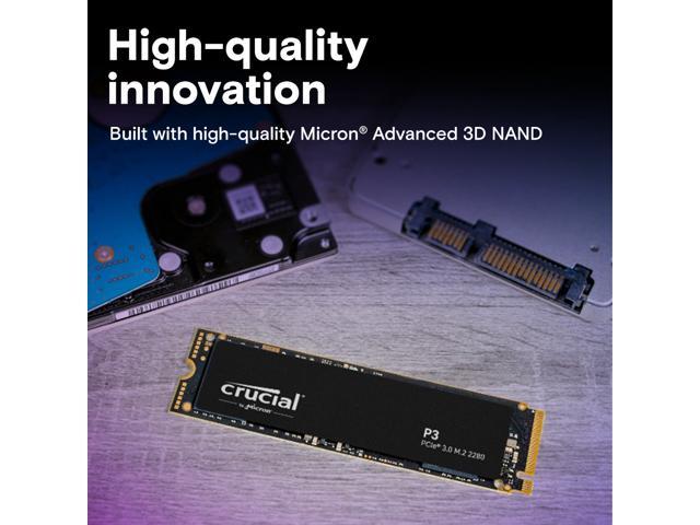 Crucial - P3 1TB Internal SSD PCIe Gen 3 x4  NVMe - image 7