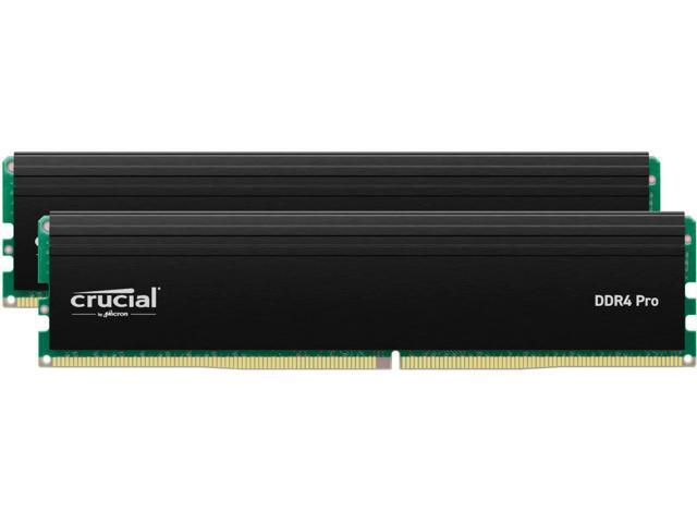 Crucial Pro 64GB (2 x 32GB) 288-Pin PC RAM DDR4 3200 (PC4 25600) Desktop Memory Model CP2K32G4DFRA32A