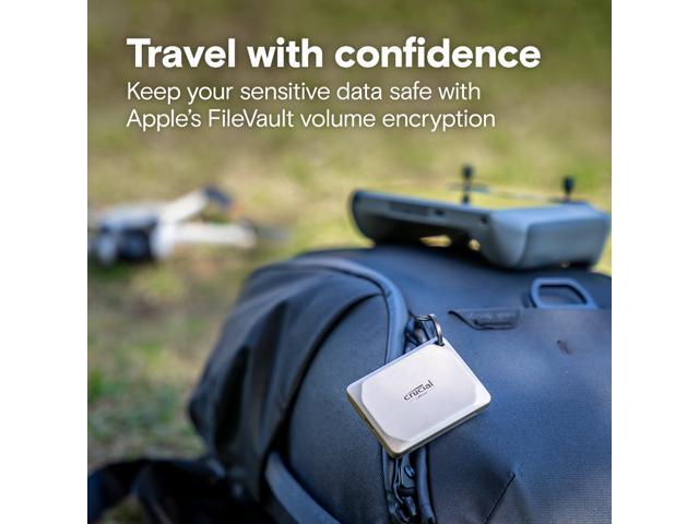 Crucial - X9 Pro for Mac 2TB External USB-C SSD - Starlight - image 5