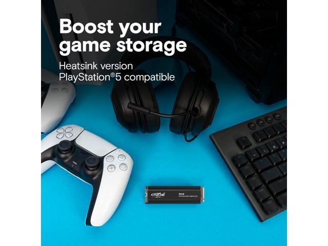 Crucial - P310 4TB Internal SSD PCIe Gen 4 x4 NVMe M.2 with Heatsink for PS5 - image 5