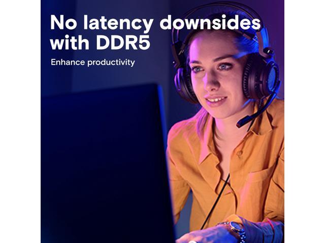 Crucial - 128GB Kit (2x64GB) DDR5 5600MHz C46 SODIMM Laptop Memory - Black - image 5