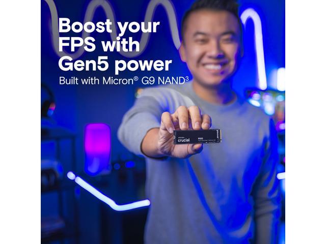 Crucial - P510 1TB Internal SSD PCIe Gen 5 x4 NVMe M.2 for Laptop and Desktop - image 4