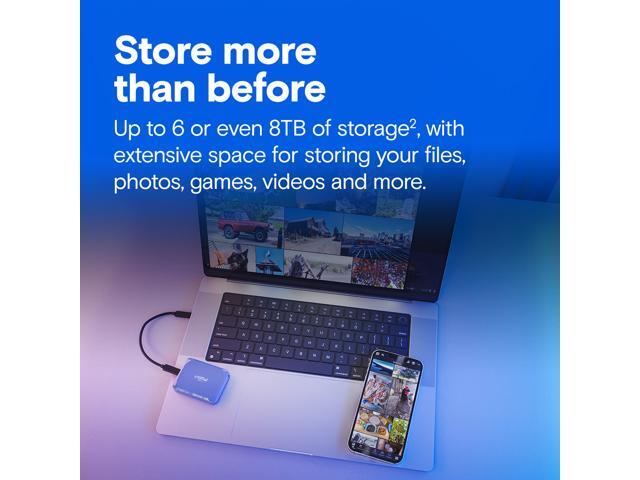Crucial - X10 1TB External USB-C SSD - Blue - image 3