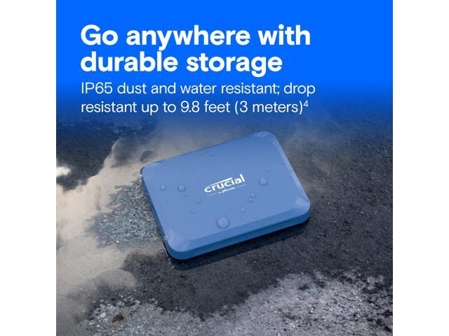 Crucial - X10 1TB External USB-C SSD - Blue - image 5