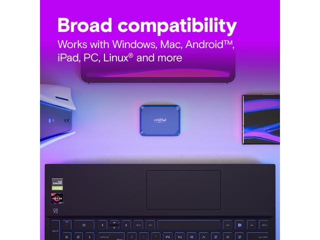 Crucial - X10 1TB External USB-C SSD - Blue - image 6