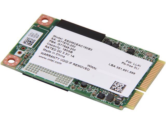 Intel 525 Series mSATA 180GB Mini-SATA (mSATA) MLC Internal Solid State Drive (SSD) SSDMCEAC180B301