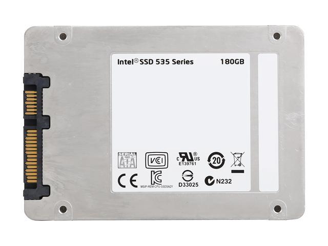Intel 535 Series 2.5' 180GB SATA III MLC Internal Solid State Drive (SSD) SSDSC2BW180H601