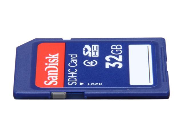 SanDisk 32GB SDHC Memory Card Class 4 (SDSDB-032G-B35)