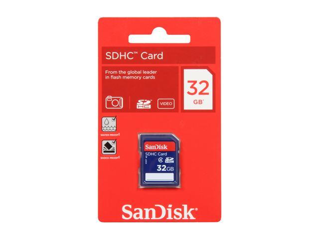SanDisk 32GB SDHC Memory Card Class 4 (SDSDB-032G-B35)
