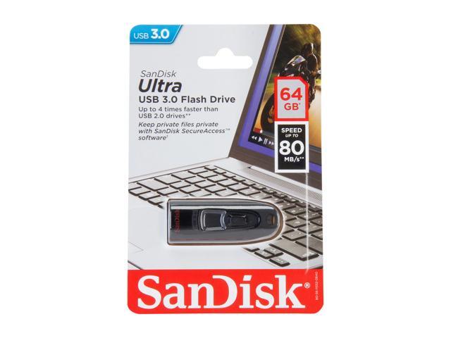 SanDisk - Ultra 64GB USB 3.0 Flash Drive - Black - image 6