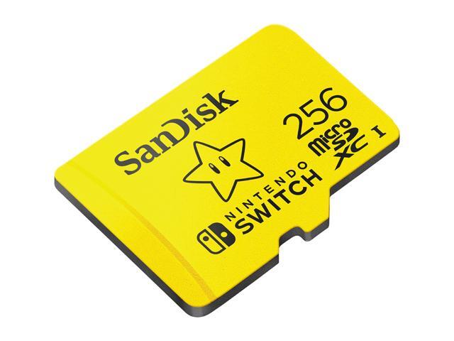 SanDisk 256GB microSDXC UHS-I for Nintendo Switch, Speed Up to 100MB/s (SDSQXAO-256G-GNCZN)