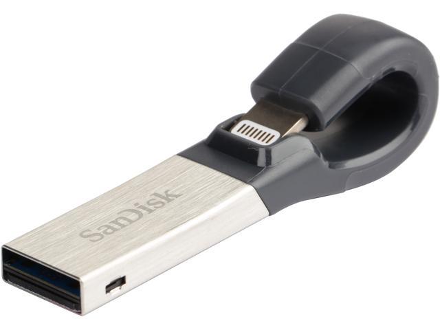 SanDisk 64GB iXpand Flash Drive for iPhone and iPad (SDIX30N-064G-GN6NN)