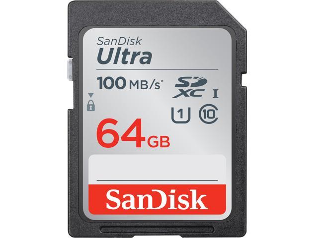 UPC 619659178109 product image for SanDisk 64GB Ultra SDXC UHS-I/Class 10 Memory Card, Speed Up to100MB/s (SDSDUNR- | upcitemdb.com