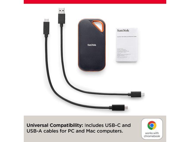 SanDisk - Extreme Pro Portable 4TB External USB-C NVMe SSD - Black - image 4