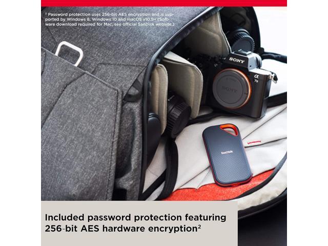 SanDisk - Extreme Pro Portable 4TB External USB-C NVMe SSD - Black - image 7