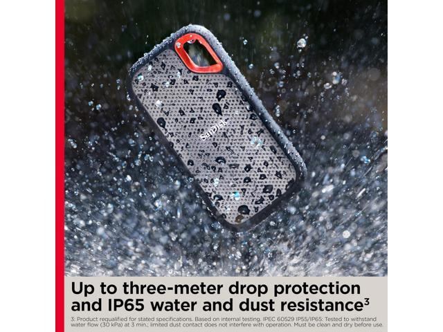 SanDisk - Extreme Portable 2TB External USB-C NVMe SSD - Black - image 6