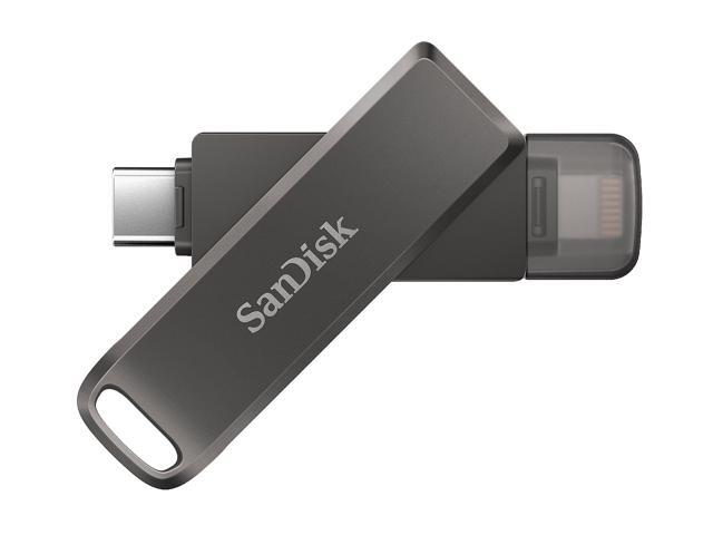 SanDisk 64GB iXpand Flash Drive Luxe for Your iPhone and USB Type-C Devices (SDIX70N-064G-GN6NN)