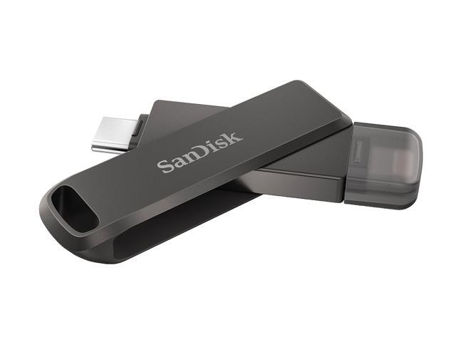SanDisk 128GB iXpand Flash Drive Luxe for Your iPhone and USB Type-C Devices (SDIX70N-128G-GN6NE)