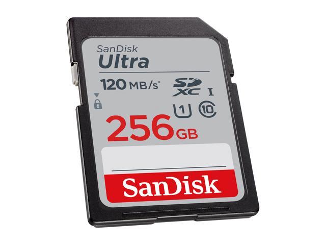 SanDisk 256GB Ultra SDXC UHS-I / Class 10 Memory Card, Speed Up to 120MB/s (SDSDUN4-256G-GN6IN)