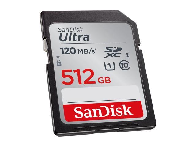 SanDisk 512GB Ultra SDXC UHS-I / Class 10 Memory Card, Speed Up to 120MB/s (SDSDUN4-512G-GN6IN)